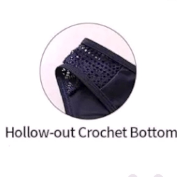 NWOT Fashion World Women Bikini Crochet Swimsuit Bottom, Womens Size Medium - Picture 6 of 8